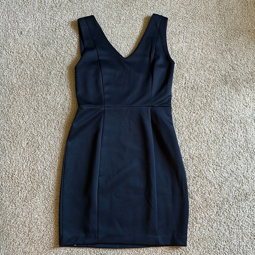Metaphor Black Cocktail Dress